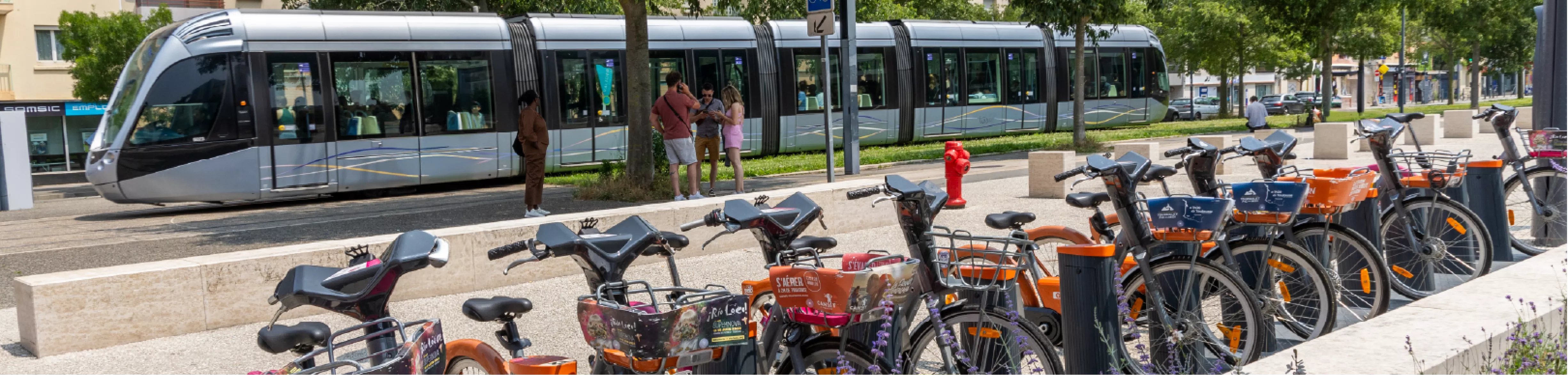 Intermodalité - tram et velôToulouse