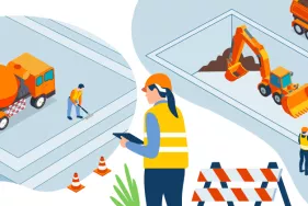 Illustration d'un chantier de métro (Agrandir l'image - fenêtre modale)