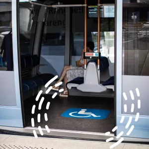 Cabine Téléo avec espace réserve PMR