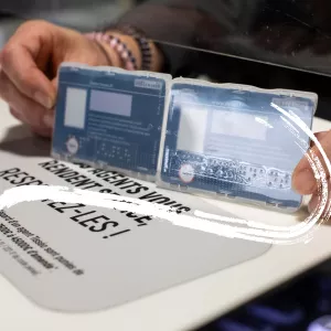 Carte pastel braille