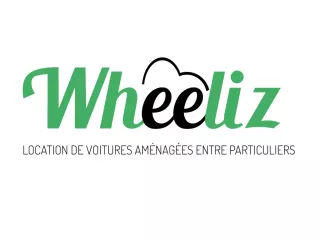 Logo de l'entreprise Wheeliz, accompagné du slogan Location de voiture aménagées entre particuliers. (Agrandir l'image - fenêtre modale)