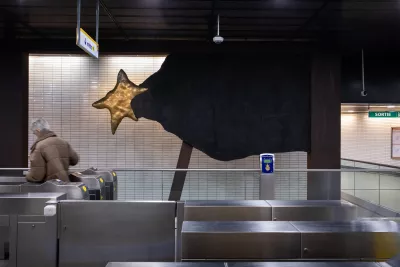 Photo de l'œuvre d'art station Canal du Midi ligne B du métro (Agrandir l'image - fenêtre modale)