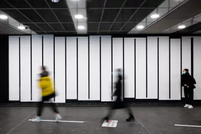 Photo de l'œuvre d'art station Jean Jaurès ligne B du métro (Agrandir l'image - fenêtre modale)