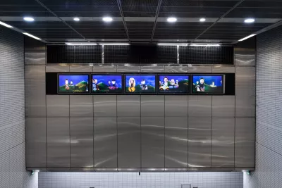 Photo de l'œuvre d'art station Trois Cocus ligne B du métro (Agrandir l'image - fenêtre modale)