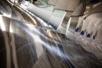 Photo de l'œuvre d'art station La Vache ligne B du métro (Agrandir l'image - fenêtre modale)