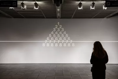 Photo de l'œuvre d'art station Université Paul Sabatier ligne B du métro (Agrandir l'image - fenêtre modale)