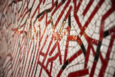 Photo de l'œuvre d'art station Bellefontaine ligne A du métro (Agrandir l'image - fenêtre modale)