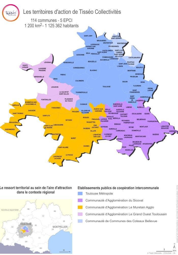Les territoires d'action de Tisseo_Collectivites (5 EPCI) (Agrandir l'image - fenêtre modale)